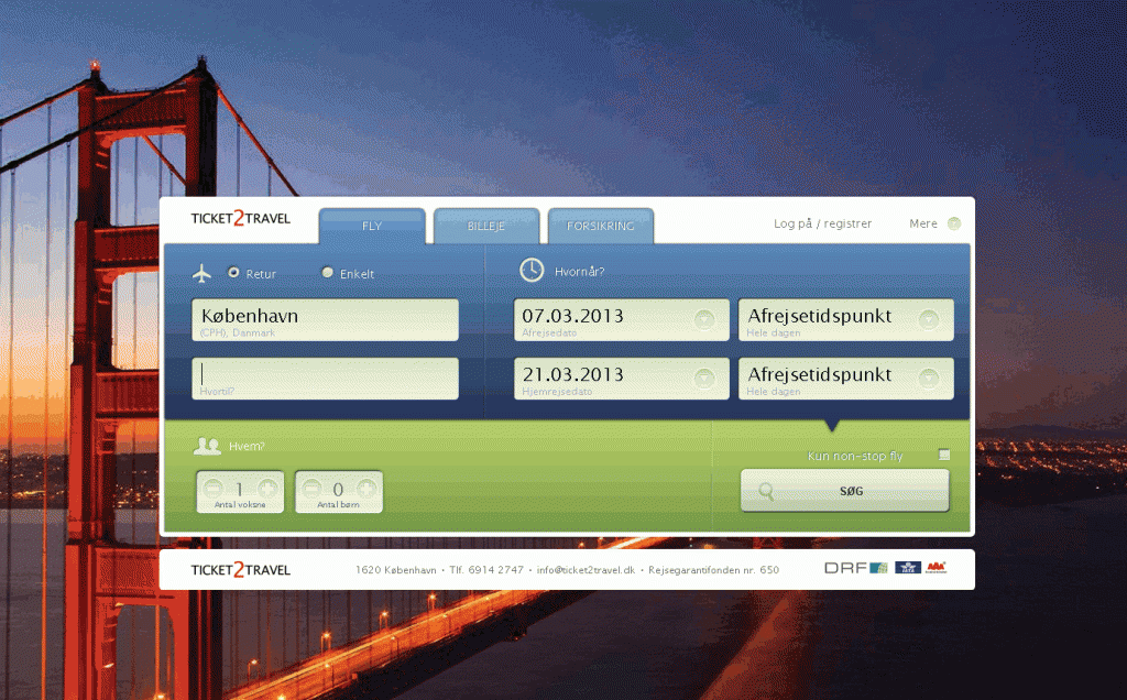 Ticket2Travel-projektets resultat